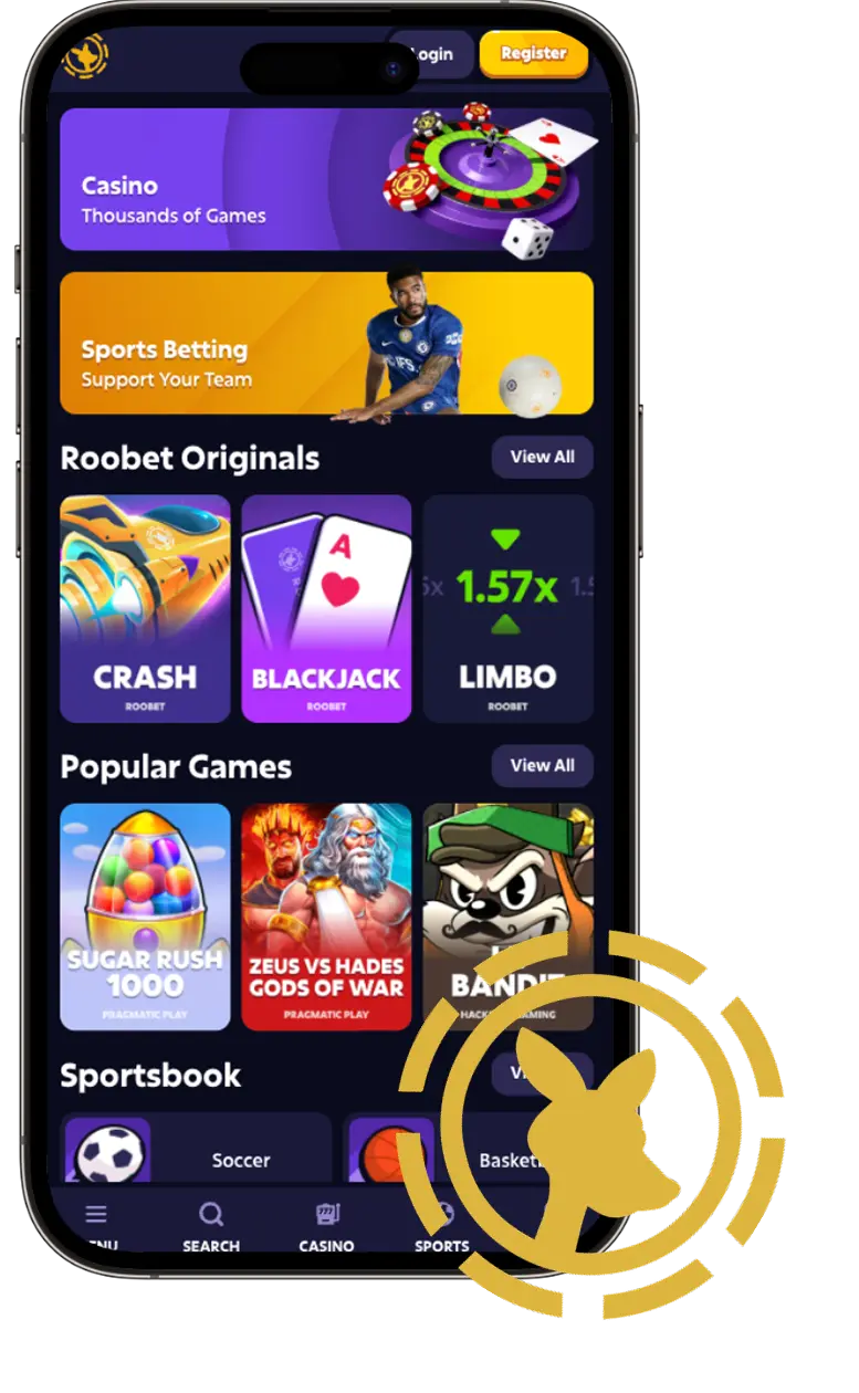 roobet au on mobile