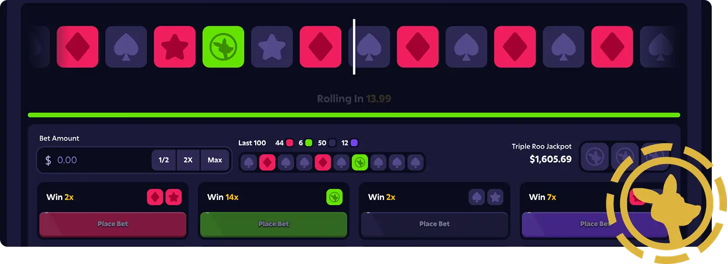 roobet table game roulette